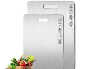 🔥Last Day Promotion 49% OFF-Stainless Steel Double Sided Chopping Board