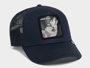 Lone Wolf Animal Trucker Hat