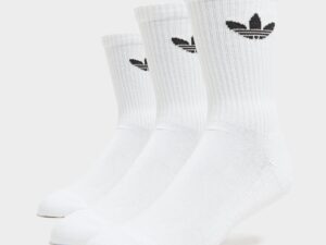 Trefoil Cushion Crew Sock 3 Pack