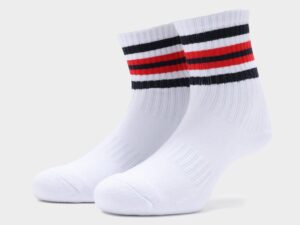 Stripe Long-Crew Socks