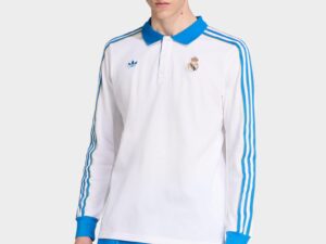 Real Madrid Terrace Icons Long Sleeve Polo Shirt