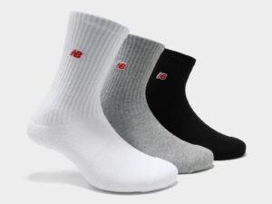 Patch Logo Crew Socks 3 Pack