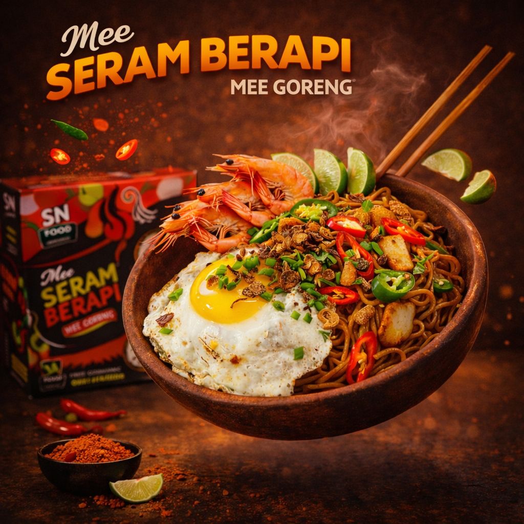 Mee Seram Berapi Mee Goreng by SN Food
