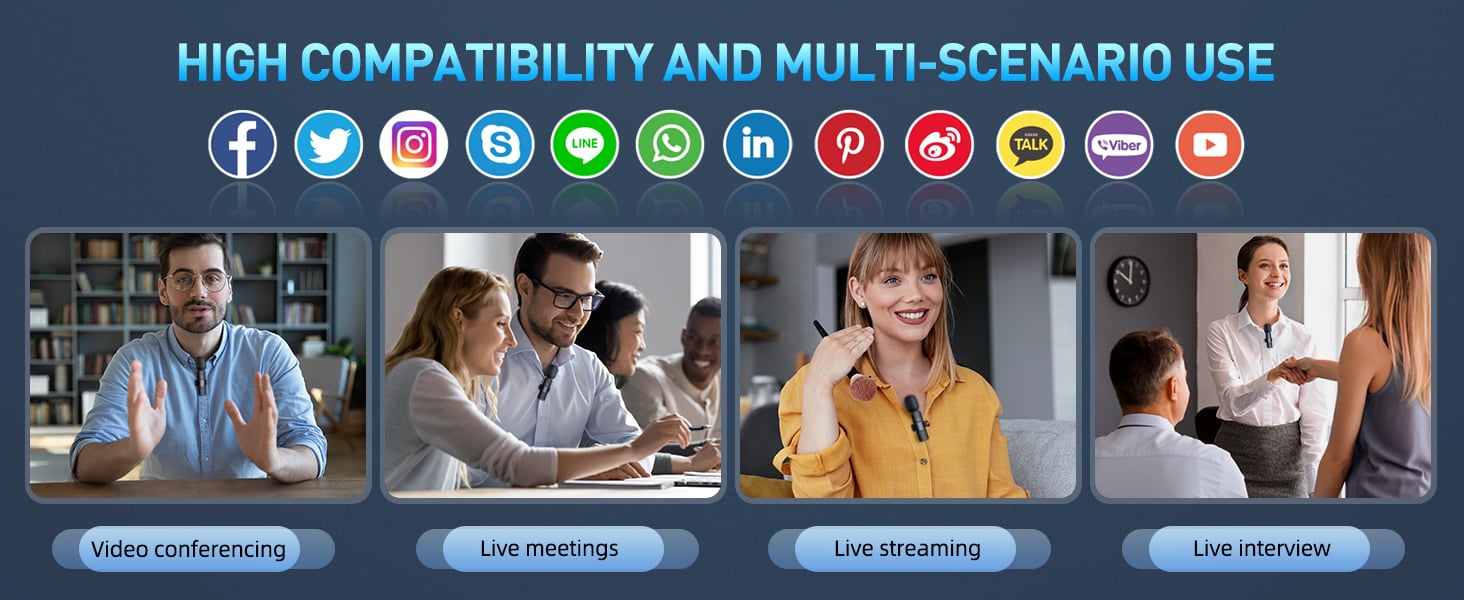 48% OFF New Wireless Lavalier Microphone