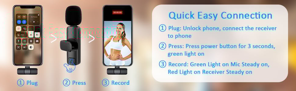 48% OFF New Wireless Lavalier Microphone