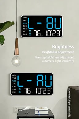 📢**Jīnrì zhékòu jià RM9.0!!⏰Duō gōngnéng zhuāngshì LED shùzì guàzhōng** yànjuànle zhǐ huì xiǎnshì shíjiān de kūzào shízhōng? Zhè kuǎn shíshàng de LED guàzhōng bùjǐn jǐn shì jìshí gōngjù, gèng shì yī jiàn xiàndài zhuāngshì pǐn, tā néng yǐ qīngxī kě tiáo de liàngdù xiǎnshì**shíjiān, rìqí, wēndù hé shīdù**. Shíshàng, zhìnéng, bǎi dā gè zhǒng fángjiān fēnggé! “Tā jiù xiàng yīgè mínǐ qìxiàng zhàn hé shízhōng hé èr wéi yī! Yèwǎn róuhé de guāngmáng kàn qǐlái chāo kù, érqiě wǒ zhōngyú bù huì zài cuòguò rìlì shàng de rìqíle.” — Chloe, jiājū zhěnglǐ dá rén jiān shèjì àihào zhě 🏡✨ 🕒**wèishéme tā zhídé shēngjí wèi qiáng miàn zhuāngshì:** ✅**Sì hé yī qīngxī xiǎnshì píng** 📅 – xiǎnshì shíjiān, rìqí, shìnèi wēndù hé shīdù ✅**liàngdù kě tiáo** 🌙 – zìdòng tiáo guāng, báitiān hé yèwǎn dōu néng shūshì guānkàn ✅**xiàndài xiān báo shèjì** 🖤 – wánměi róngrù kètīng, chúfáng, bàngōngshìhé wòshì ✅**ānzhuāng jiǎnbiàn, diànchí gōngdiàn** 🔋 – wúxū diànxiàn, tígōng jiāo tiē hé guàgōu liǎng zhǒng ānzhuāng fāngshì ✅**jìngyīn yùnxíng** 🔇 – wú dīdā shēng, fēicháng shì hé shuìmián jiào qiǎn de rén 🏠**wánměi shìyòng yú:** - Jiǎnyuē xiàndài jiājū zhuāngshì 🛋️ - bàngōngshì, gōngzuò shì huò jiàoshì qiáng miàn zhuāngshì 🏢 - qiáoqiān xīnjū huò xuéshēng lǐwù ​​🎁 - wòshì jí yīng'ér fáng róuhé yè dēng 🌜 - shíkè guānzhù fángjiān shūshì dù 🌡️ 💡**shíjiān, fēnggé, gǎnzhī, jǐn zài yī zhǎn dēng zhōng.** 🛒**[Diǎn jí diǎn liàng nín de qiángbì hé shíjiān——jīnrì yōuhuì jià RM9.0!]** #LED guàzhōng#shùzì zhōng#jiājū zhuāngshì#xiàndài zhōng#zhìnéng jiājū#shìnèi shèjì#fángjiān zhuāngshì#cùxiāo tíxǐng 616 📢 **Today's Discount Price RM9.0!! ⏰ Multifunctional Decorative LED Digital Wall Clock